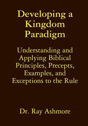 Cover image for Developing a Kingdom Paradigm