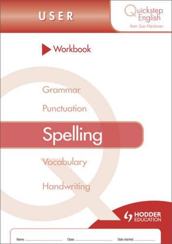 Cover image for Quickstep English Workbook Spelling User Stage