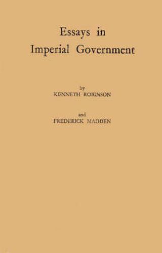 Essays in Imperial Government