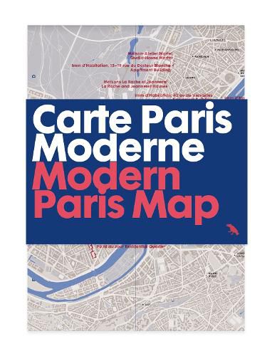 Modern Paris Map