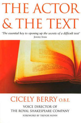 Cover image for The Actor And The Text