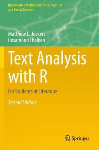 Cover image for Text Analysis with R: For Students of Literature