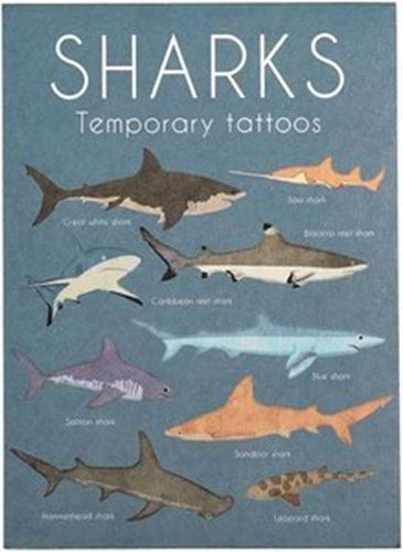 Cover image for Shark Temporary Tattoos