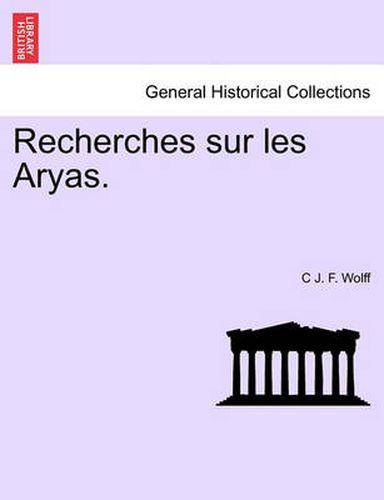 Cover image for Recherches Sur Les Aryas.