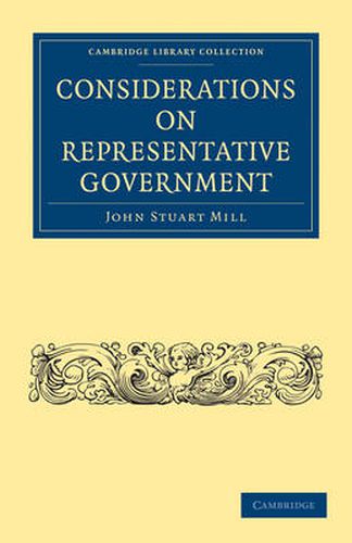 Cover image for Considerations on Representative Government