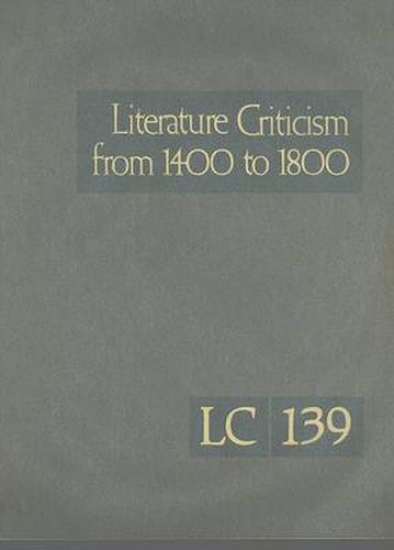 Cover image for Literature Criticism from 1400 to 1800