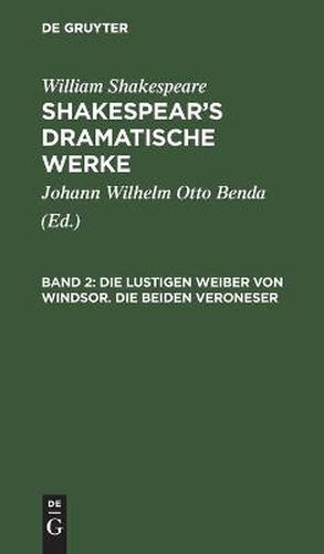 Die Lustigen Weiber Von Windsor. Die Beiden Veroneser