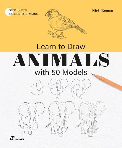 Cover image for Learn to Draw Animals with 50 Models