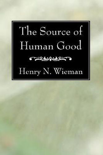Cover image for The Source of Human Good