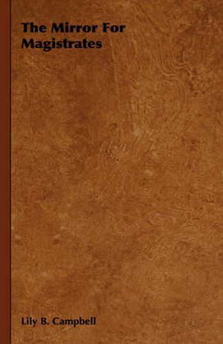 Cover image for The Mirror for Magistrates