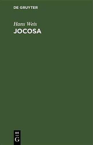 Cover image for Jocosa: Lateinische Sprachspielereien