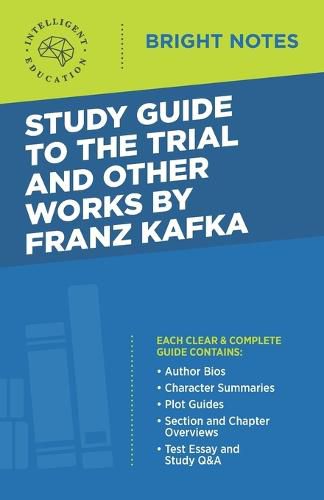 Cover image for Study Guide to The Trial and Other Works by Franz Kafka