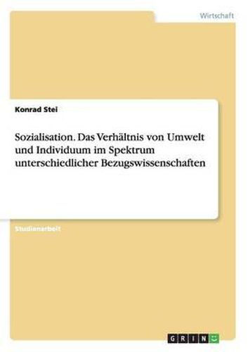 Cover image for Sozialisation