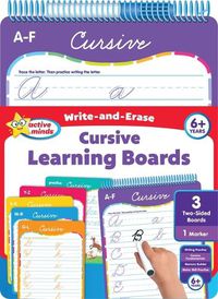 Cover image for Active Minds Cursive Write-And-Erase Learning Boards