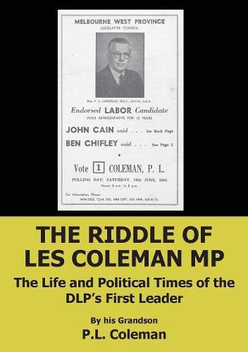 Cover image for The Riddle of Les Coleman MP