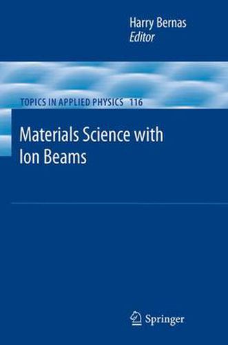 Cover image for Materials Science with Ion Beams