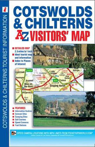 Cotswolds and Chilterns A-Z Visitors' Map