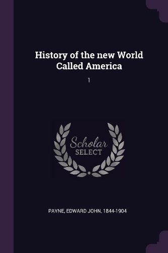 Cover image for History of the new World Called America