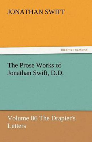 Cover image for The Prose Works of Jonathan Swift, D.D.