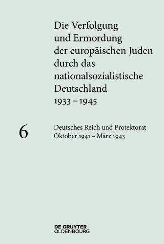 Cover image for Deutsches Reich Und Protektorat Boehmen Und Mahren Oktober 1941 - Marz 1943