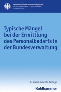 Cover image for Typische Mangel Bei Der Ermittlung Des Personalbedarfs in Der Bundesverwaltung