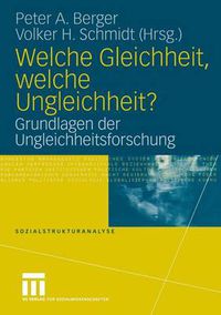 Cover image for Welche Gleichheit, Welche Ungleichheit?