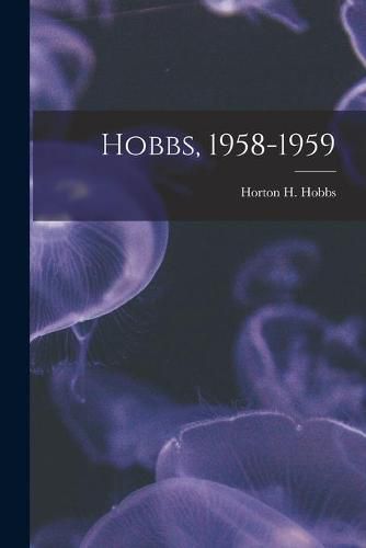 Cover image for Hobbs, 1958-1959