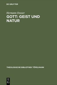 Cover image for Gott: Geist und Natur