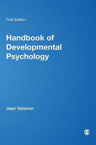 Cover image for Handbook of Developmental Psychology