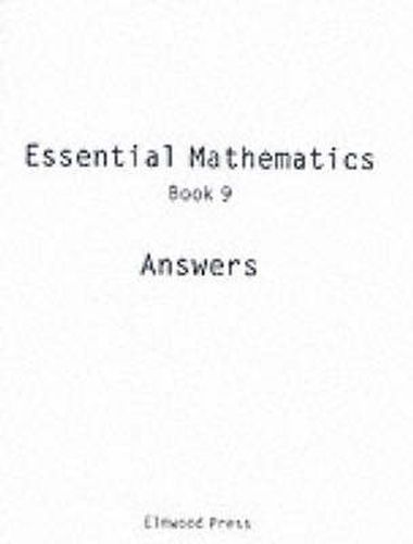 Cover image for Essential Mathematics Book 9 Answers