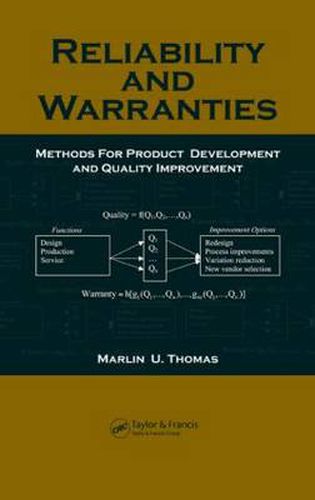 Cover image for Reliability and Warranties: Methods for Product Development and Quality Improvement