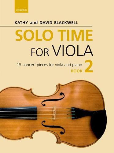 Solo Time for Viola Book 2: 15 concert pieces for viola and piano