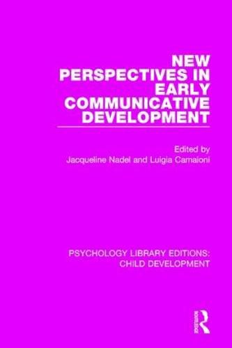 Cover image for New Perspectives in Early Communicative Development