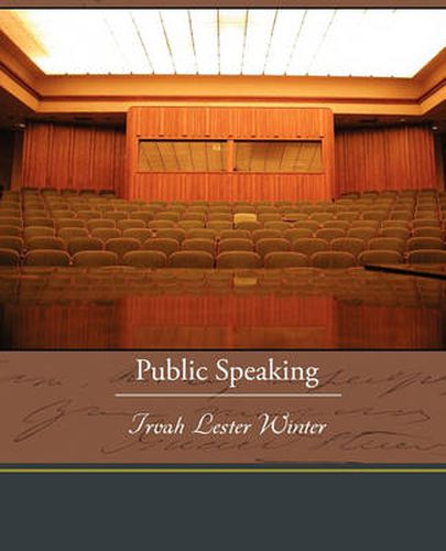 Cover image for Public Speaking
