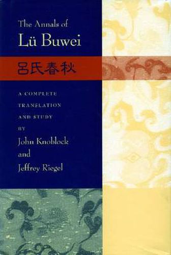 Cover image for The Annals of Lu Buwei