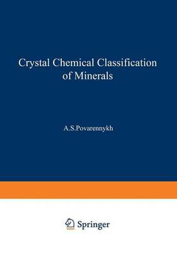 Cover image for Crystal Chemical Classification of Minerals