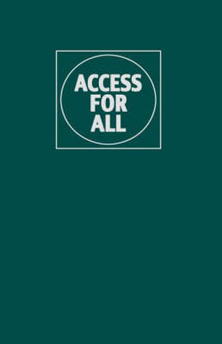 Cover image for Access for All: Transportation and Urban Growth