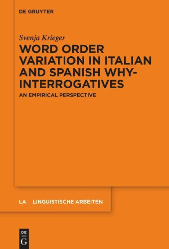 Cover image for Word order variation in Italian and Spanish why-interrogatives