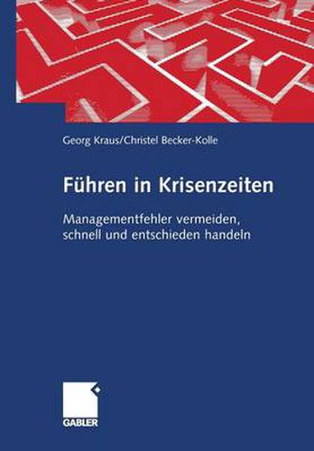 Cover image for Fuhren in Krisenzeiten