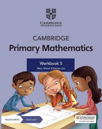 Cover image for Cambridge Primary Mathematics Workbook 5 with Digital Access (1 Year)