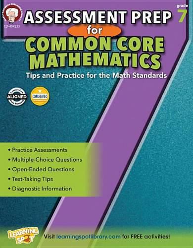 Cover image for Assessment Prep for Common Core Mathematics, Grade 7