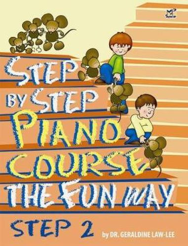 Cover image for Step by Step Piano Course: The Fun Way Step 2