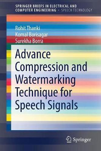 Cover image for Advance Compression and Watermarking Technique for Speech Signals