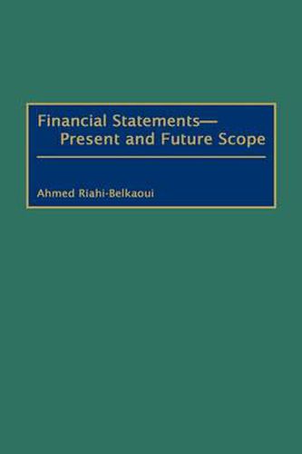 Cover image for Financial Statements -- Present and Future Scope