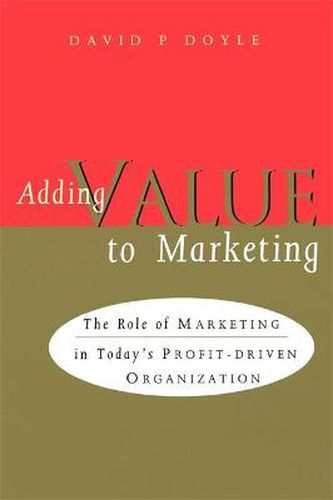 Cover image for Adding Value to Marketing