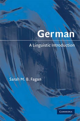 Cover image for German: A Linguistic Introduction