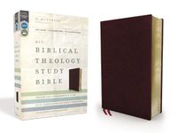 Cover image for NIV, Biblical Theology Study Bible, Bonded Leather, Burgundy, Thumb Indexed, Comfort Print: Follow God's Redemptive Plan as It Unfolds throughout Scripture