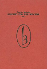 Cover image for Singing for the Million (1841)