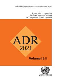 Cover image for ADR applicable as from 1 January 2021: European agreement concerning the international carriage of dangerous goods by road