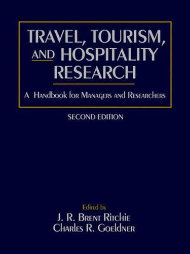 Cover image for Travel, Tourism and Hospitality Research: A Handbook for Managers and Researchers